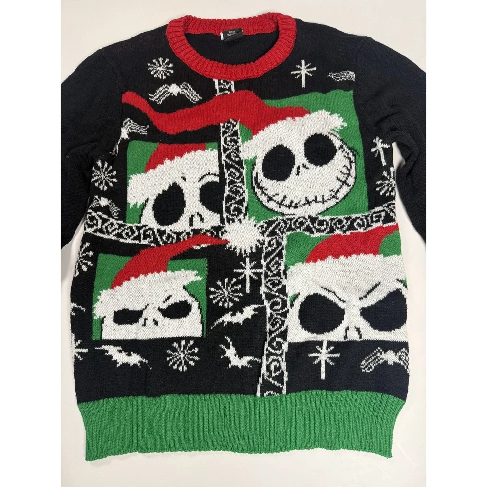 Nightmare Before Christmas Jack Skellington Christmas Sweater Youth